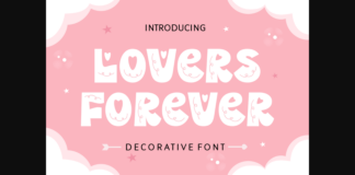 Lovers Forever Font Poster 1