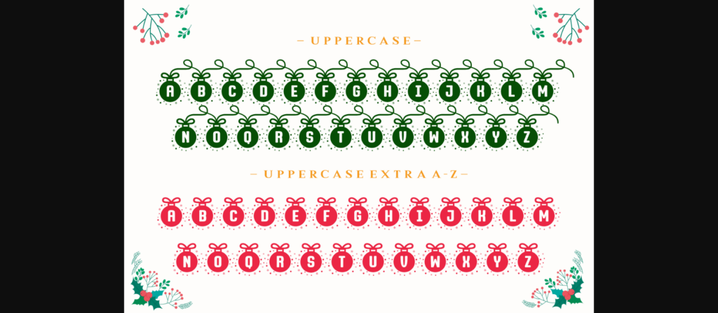 Loves Christmas Font Poster 9
