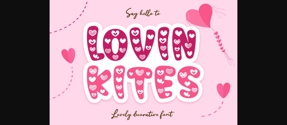 Lovin Kites Font Poster 3