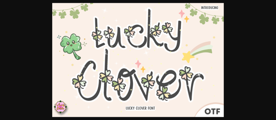 Lucky Clover Font Poster 3