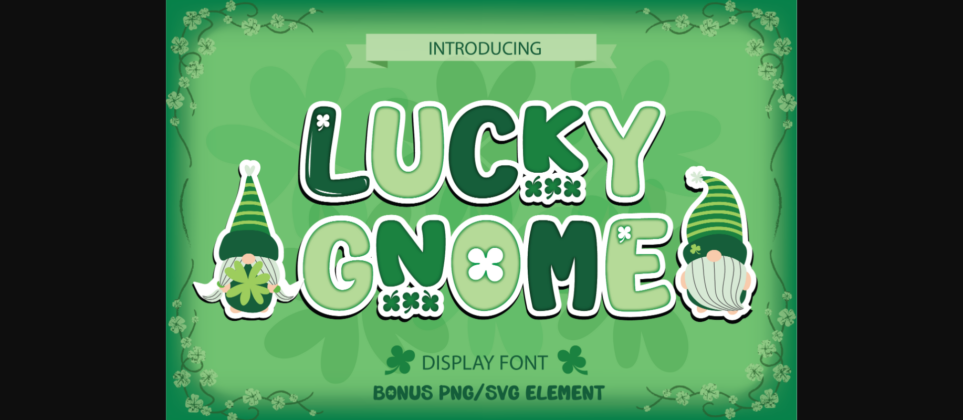 Lucky Gnome Font Poster 3