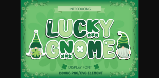 Lucky Gnome Font Poster 1