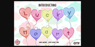 Lucky Heart Font Poster 1