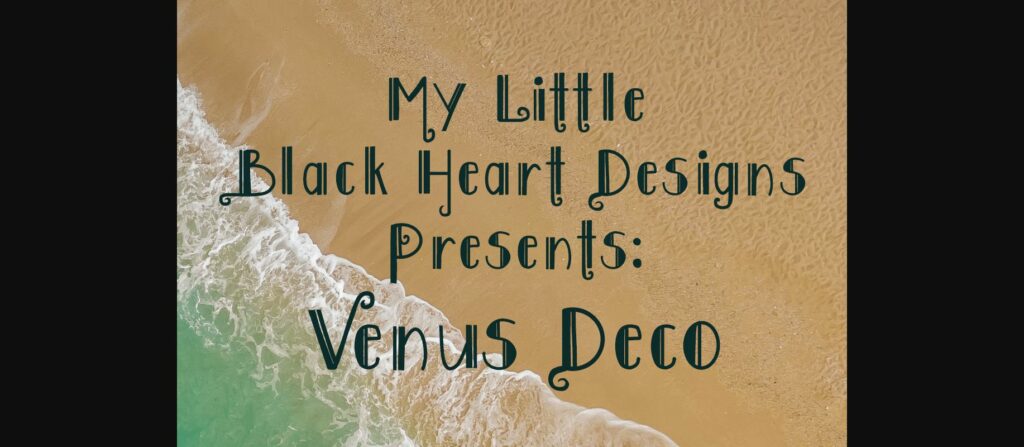 Venus Deco Font Font Poster 1