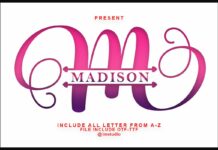 Madison Font Poster 1