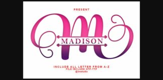 Madison Font Poster 1