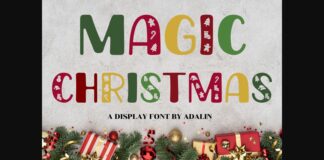 Magic Christmas Font Poster 1