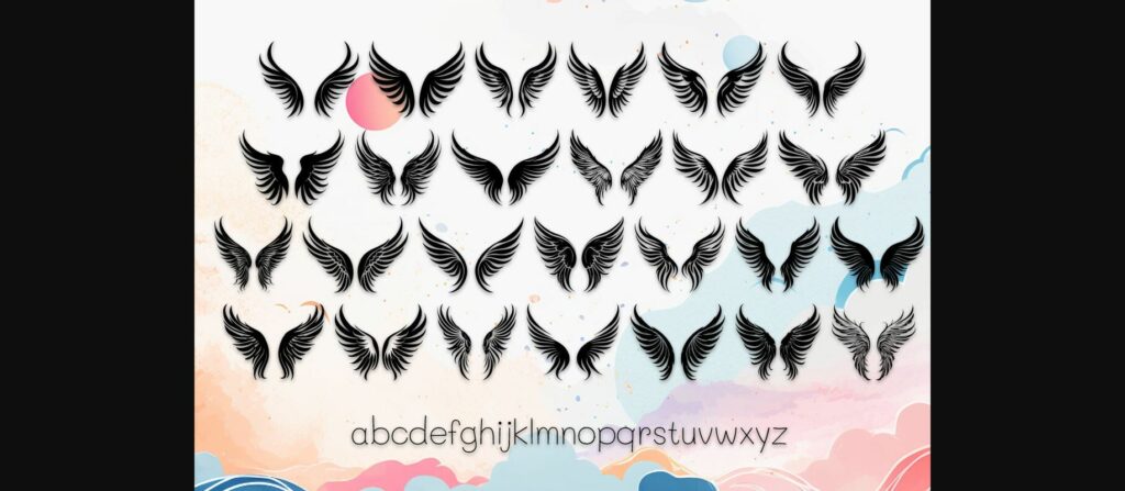 Magic Wings Font Poster 5