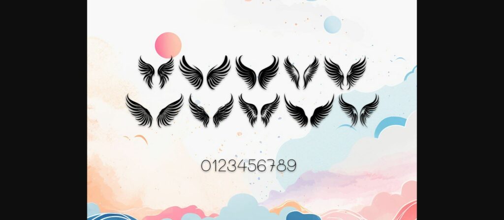 Magic Wings Font Poster 6