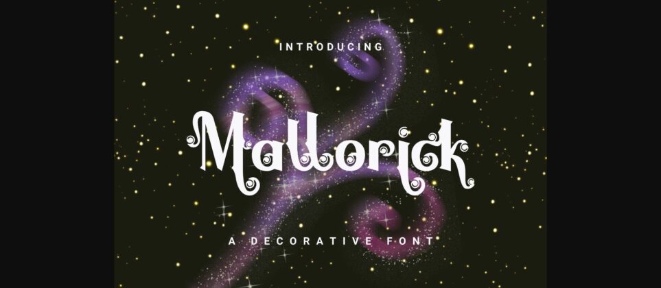 Mallorick Font Poster 3
