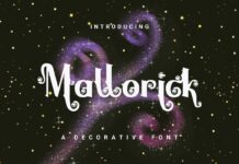 Mallorick Font Poster 1