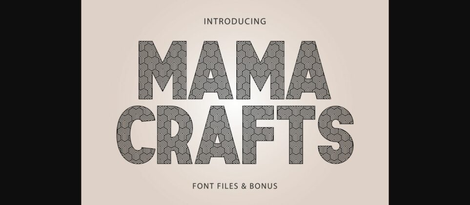 Mama Crafts Font Poster 3