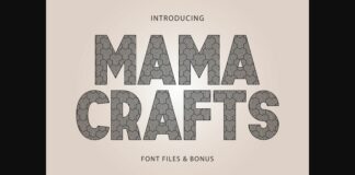 Mama Crafts Font Poster 1