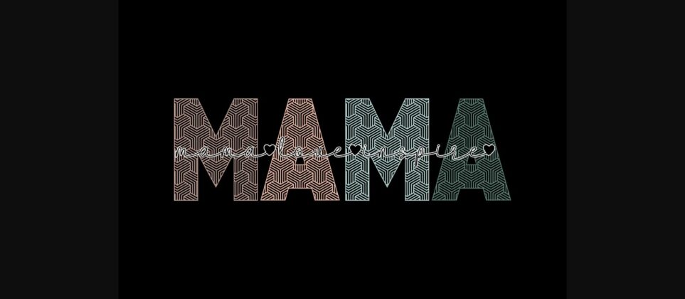 Mama Crafts Font Poster 4