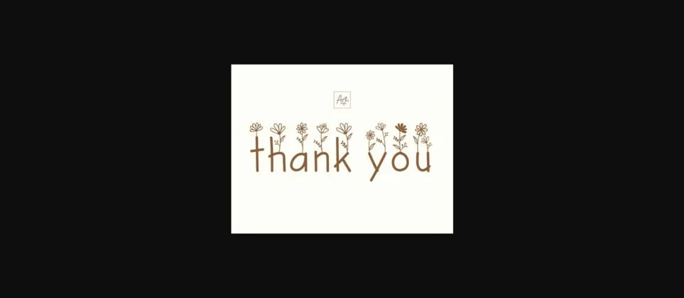 Mama Flowers Font Font Poster 7