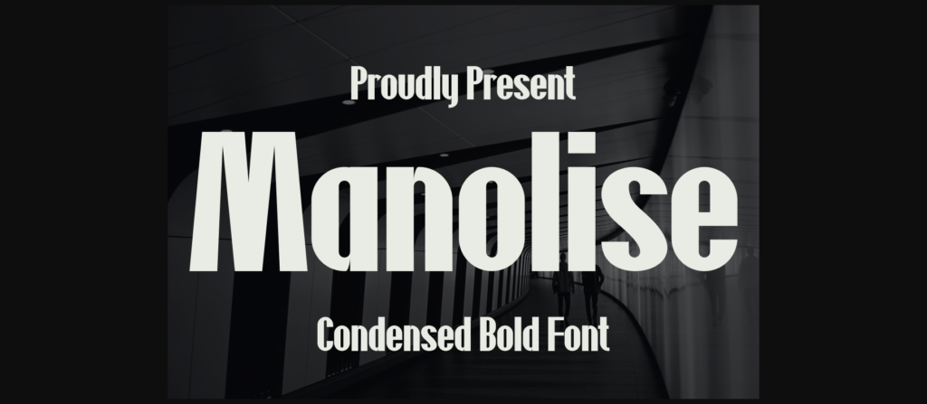 Manolise Font Poster 3