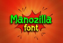 Manozilla Font Poster 1