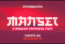 Mansei Font Poster 1