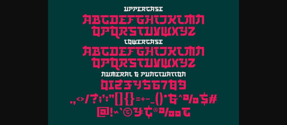 Mansei Font Poster 6