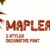 Mapleaf Font