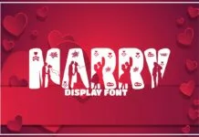 Marry Font Marry Font Poster 1