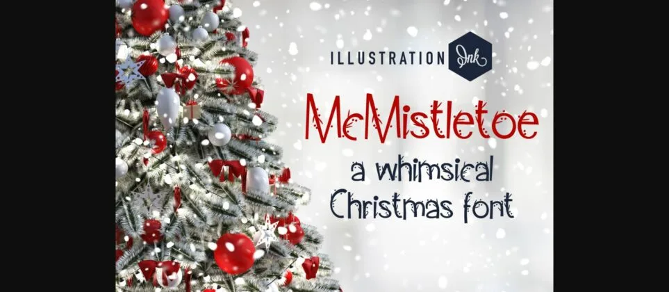 McMistletoe Font Poster 1