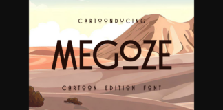 Megoze Font Poster 1