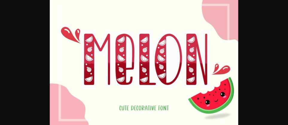 Melon Font Poster 3