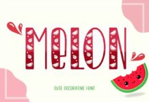 Melon Font Poster 1