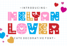 Melyan Lover Font Poster 1