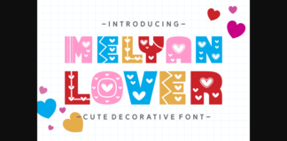 Melyan Lover Font Poster 1