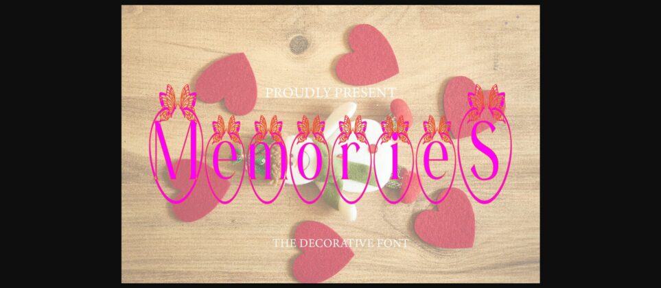 Memories Font Poster 3