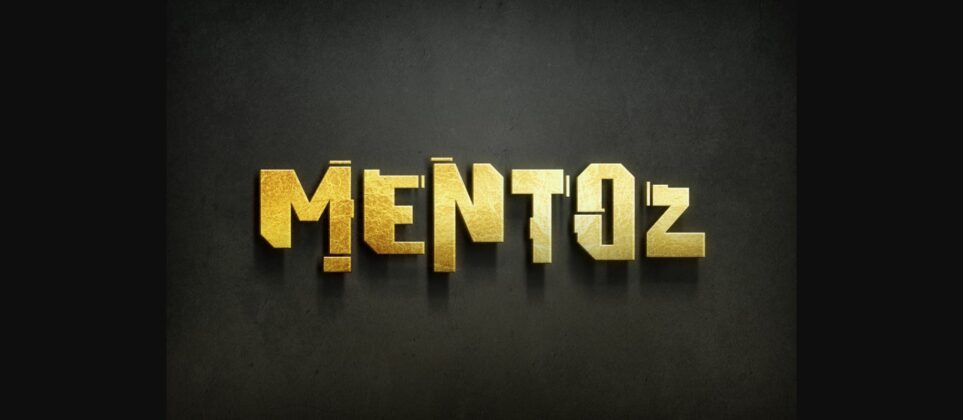 Mentoz Font Poster 3