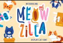 Meow Zilla Font Poster 1