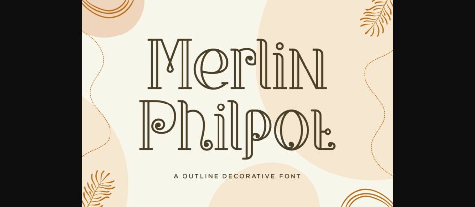 Merlin Philpot Font Poster 3