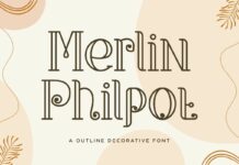 Merlin Philpot Font Poster 1