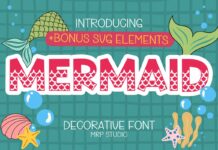 Mermaid Font Poster 1