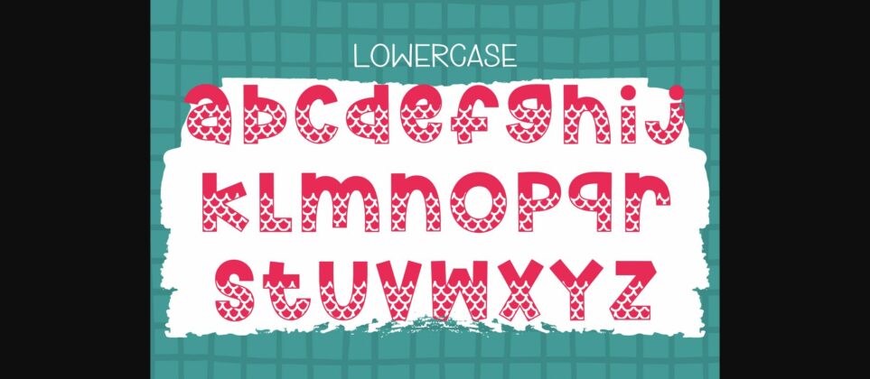 Mermaid Font Poster 6