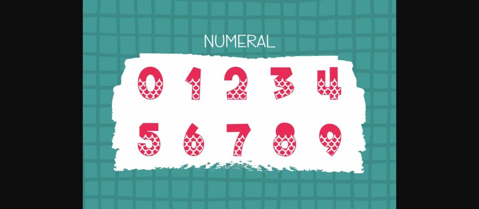 Mermaid Font Poster 7
