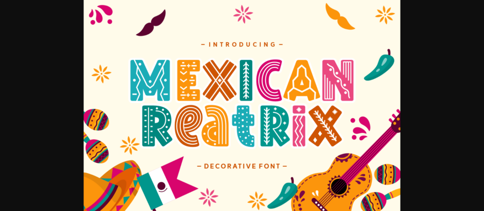 Mexican Reatrix Font Poster 3