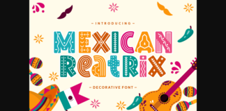 Mexican Reatrix Font Poster 1