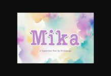 Mika Font Poster 1