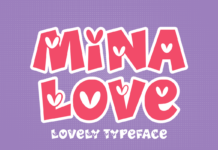 Mina Love Font Poster 1