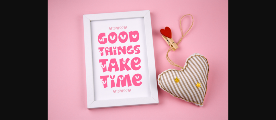 Mina Love Font Poster 4