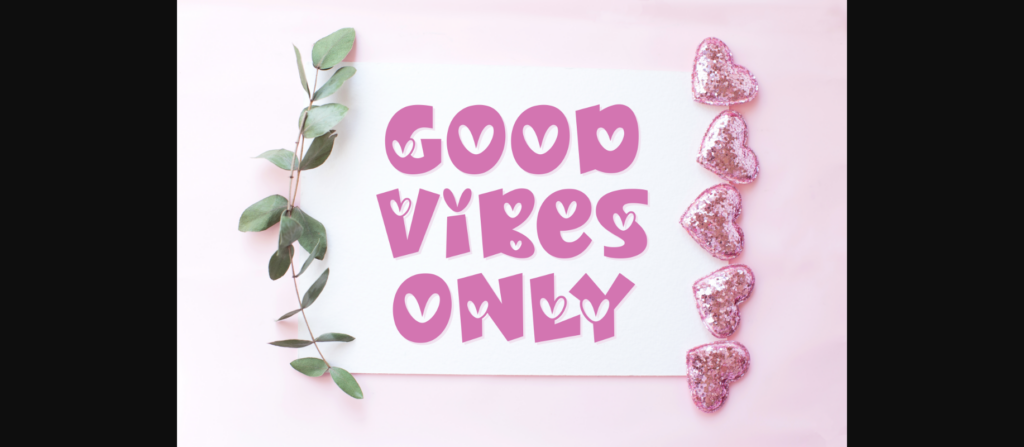 Mina Love Font Poster 5