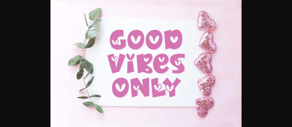 Mina Love Font Poster 5