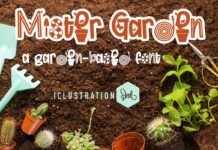 Mister Garden Font Poster 1