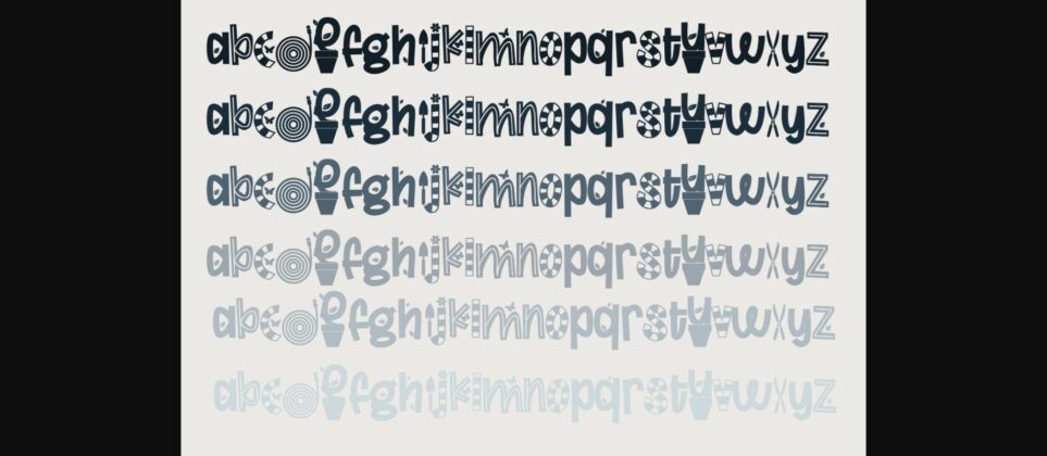 Mister Garden Font Poster 7