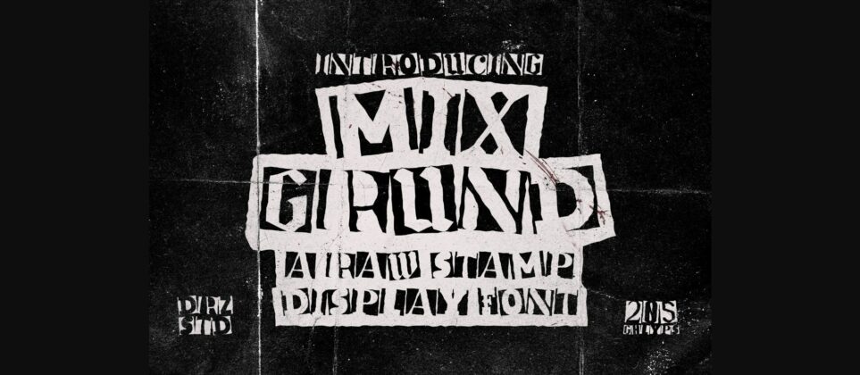 Mixgrund Font Poster 3