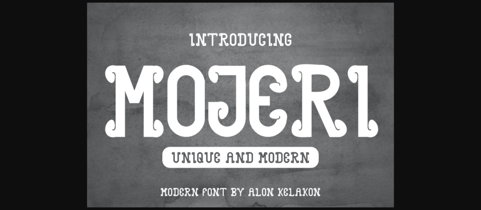 Mojeri Font Poster 3